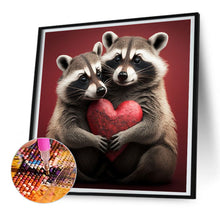 Load image into Gallery viewer, Diamond Painting - Full Round - raccoon (30*30CM)
