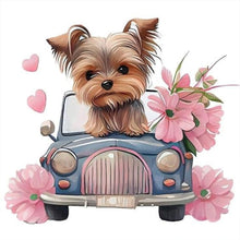 Load image into Gallery viewer, Diamond Painting - Full Round - yorkshire terrier (30*30CM)