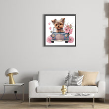 Load image into Gallery viewer, Diamond Painting - Full Round - yorkshire terrier (30*30CM)