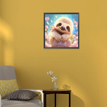 Load image into Gallery viewer, Diamond Painting - Full Round - sloth (30*30CM)