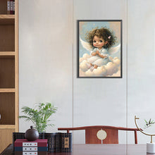 Load image into Gallery viewer, Diamond Painting - Full Round - angel child (30*40CM)