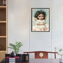 Load image into Gallery viewer, Diamond Painting - Full Round - angel child (30*40CM)