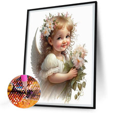 Load image into Gallery viewer, Diamond Painting - Full Round - angel child (30*40CM)