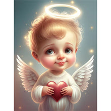 Load image into Gallery viewer, Diamond Painting - Full Round - angel child (30*40CM)