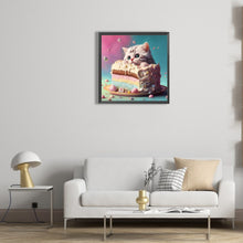 Load image into Gallery viewer, Diamond Painting - Full Round - sweet cat (30*30CM)