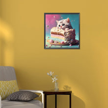Load image into Gallery viewer, Diamond Painting - Full Round - sweet cat (30*30CM)