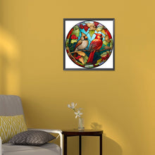 Load image into Gallery viewer, Diamond Painting - Full Round - glass art cardinal (30*30CM)
