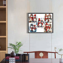 Load image into Gallery viewer, Diamond Painting - Full Round - Christmas snowman (50*40CM)