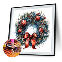 Load image into Gallery viewer, Diamond Painting - Full Round - Christmas wreath (40*40CM)