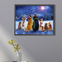 Load image into Gallery viewer, Diamond Painting - Full Square - Country Cat and Dog Party (40*30CM)