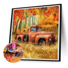 Load image into Gallery viewer, Diamond Painting - Full Round - red classic car (30*30CM)