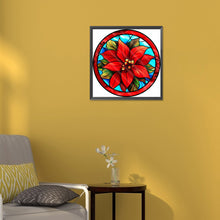 Load image into Gallery viewer, Diamond Painting - Full Round - round poinsettia (30*30CM)