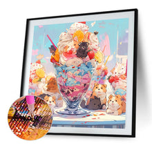 Load image into Gallery viewer, AB Diamond Painting - Full Round - small animal ice cream (40*40CM)
