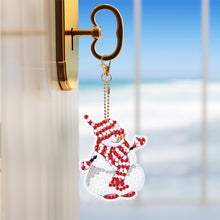 Load image into Gallery viewer, 8PCS Diamond Painting Keychains Double Sided Special Shape Diamond Art Decor Cat