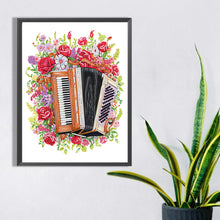Load image into Gallery viewer, Diamond Painting - Partial Special Shaped - accordion (30*40CM)