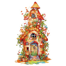 Load image into Gallery viewer, Diamond Painting - Partial Special Shaped - green leaf house (30*50CM)