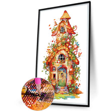 Load image into Gallery viewer, Diamond Painting - Partial Special Shaped - green leaf house (30*50CM)
