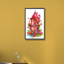 Load image into Gallery viewer, Diamond Painting - Partial Special Shaped - red rose house (30*50CM)