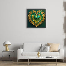 Load image into Gallery viewer, Diamond Painting - Partial Special Shaped - peacock heart (30*30CM)