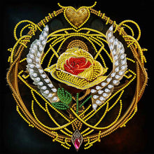 Load image into Gallery viewer, Diamond Painting - Partial Special Shaped - rose heart (30*30CM)