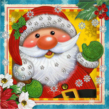 Load image into Gallery viewer, Diamond Painting - Partial Special Shaped - Santa Claus (30*30CM)