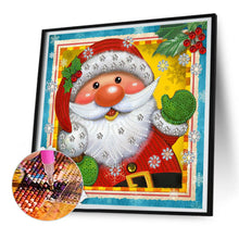 Load image into Gallery viewer, Diamond Painting - Partial Special Shaped - Santa Claus (30*30CM)