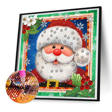Load image into Gallery viewer, Diamond Painting - Partial Special Shaped - Santa Claus (30*30CM)