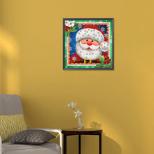 Load image into Gallery viewer, Diamond Painting - Partial Special Shaped - Santa Claus (30*30CM)