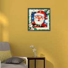 Load image into Gallery viewer, Diamond Painting - Partial Special Shaped - Santa Claus (30*30CM)
