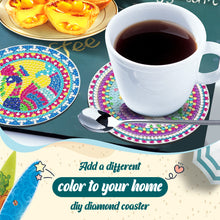 Load image into Gallery viewer, Diamond Crafts Coasters Diamond Painting Coasters (8PCS Flowers Animals)