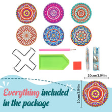 Load image into Gallery viewer, Diamond Crafts Coasters Diamond Painting Coasters (6PCS Mandala)