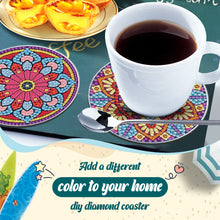 Load image into Gallery viewer, Diamond Crafts Coasters Diamond Painting Coasters (8PCS Mandala)