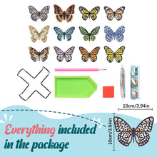Load image into Gallery viewer, Diamond Crafts Coasters Diamond Painting Coasters (12PCS Butterfly)