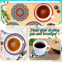 Load image into Gallery viewer, Diamond Crafts Coasters Diamond Painting Coasters (8PCS Mandala)