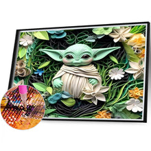 Load image into Gallery viewer, Diamond Painting - Full Round - Yoda (40*35CM)