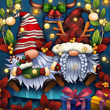 Load image into Gallery viewer, Diamond Painting - Full Round - christmas gnome (40*40CM)