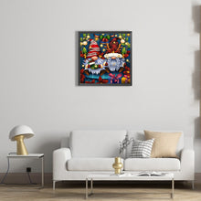 Load image into Gallery viewer, Diamond Painting - Full Round - christmas gnome (40*40CM)
