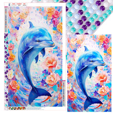 Load image into Gallery viewer, Diamond Painting - Full Round - dolphin (40*70CM)