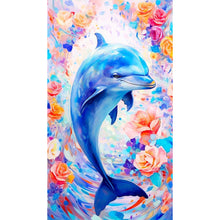 Load image into Gallery viewer, Diamond Painting - Full Round - dolphin (40*70CM)