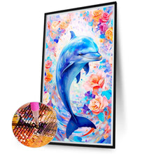 Load image into Gallery viewer, Diamond Painting - Full Round - dolphin (40*70CM)