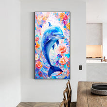 Load image into Gallery viewer, Diamond Painting - Full Round - dolphin (40*70CM)