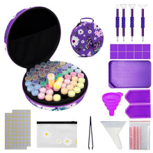 Load image into Gallery viewer, Diamond Painting Storage Containers 60Slots Diamond Storage Case (Purple Set II)