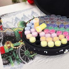 Load image into Gallery viewer, Diamond Painting Storage Containers 60Slots Diamond Storage Case (Black Set II)