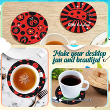 Load image into Gallery viewer, Diamond Painting Art Coaster Kit Special Shape (8PCS Goblin Ladybird)