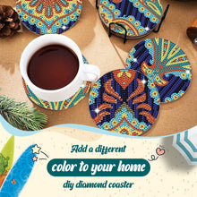 Load image into Gallery viewer, Diamond Painting Art Coaster Kit Special Shape (8PCS Mandala)