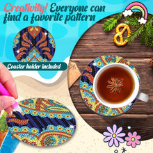 Load image into Gallery viewer, Diamond Painting Art Coaster Kit Special Shape (8PCS Mandala)