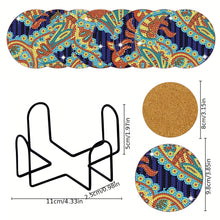 Load image into Gallery viewer, Diamond Painting Art Coaster Kit Special Shape (8PCS Mandala)