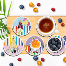 Load image into Gallery viewer, Diamond Painting Art Coaster Kit Special Shape (6PCS Party Gnome)