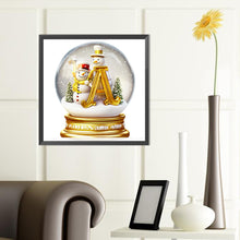 Load image into Gallery viewer, Diamond Painting - Full Round - Christmas Alphabet Crystal Ball A (40*40CM)