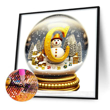 Load image into Gallery viewer, Diamond Painting - Full Round - Christmas Alphabet Crystal Ball C (40*40CM)